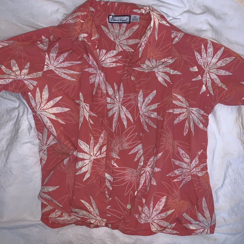 Pink Hawaiian Collar shirt
